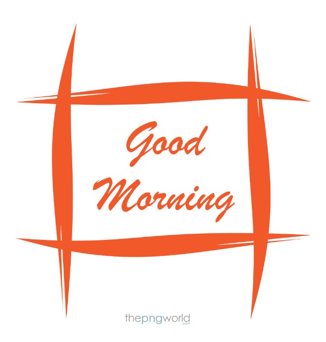 Good Morning Orange Border Image JPG good morning, happy monday, happy tuesday,happy wednesday,happy thrusday,happy friday,happy saturday,happy sunday, images